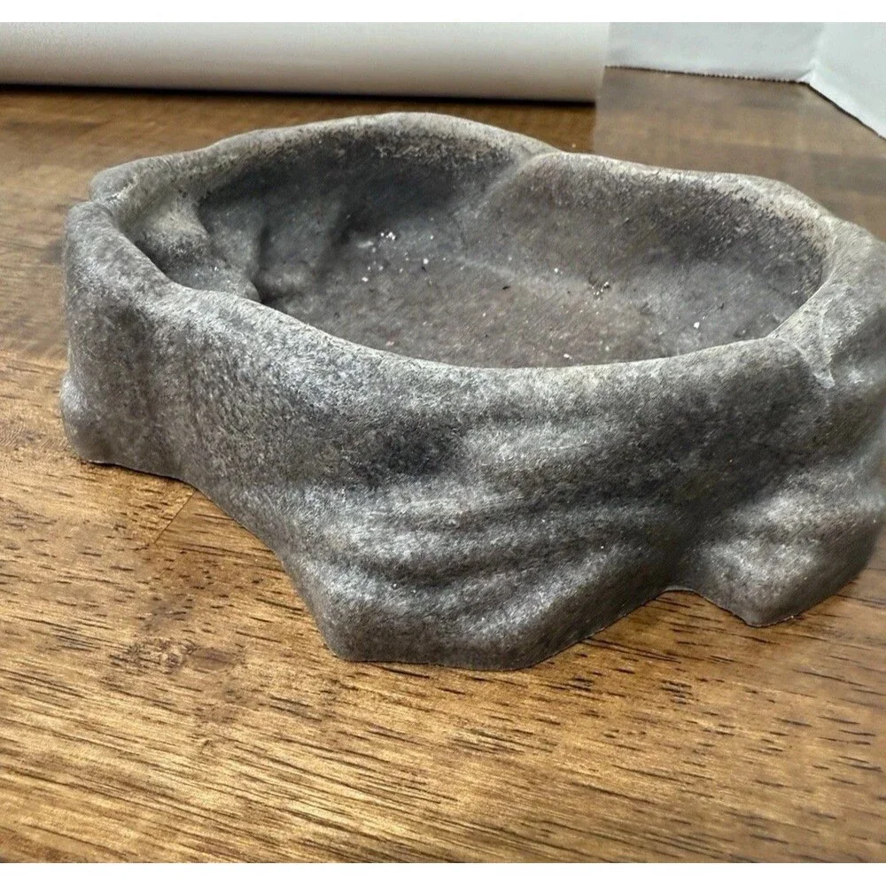 miscellaneous  Reptile supplies, One hide, PVC tubing, Food and water bowl ￼